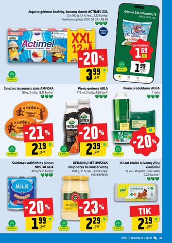 IKI akcijų leidinys Nr. 35 nuo rugpjūčio 24 d.