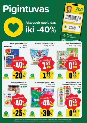 IKI akcijų leidinys Nr. 35 nuo rugpjūčio 24 d.
