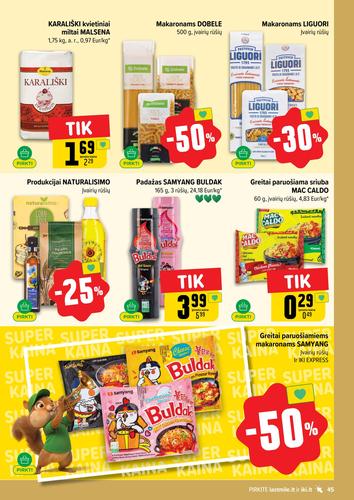 IKI akcijų leidinys Nr. 35 nuo rugpjūčio 24 d.