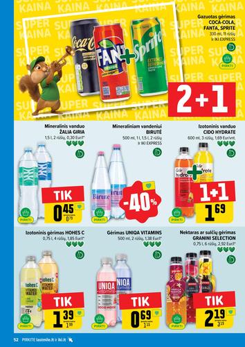 IKI akcijų leidinys Nr. 35 nuo rugpjūčio 24 d.