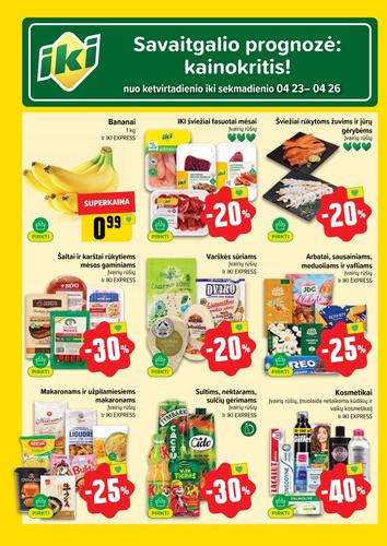 IKI akcijų leidinys Nr. 17 nuo balandžio 20 d.