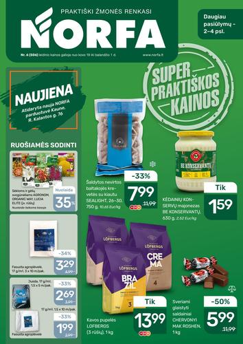 NORFA akcijų leidinys Nr. 6 nuo kovo 19 d.