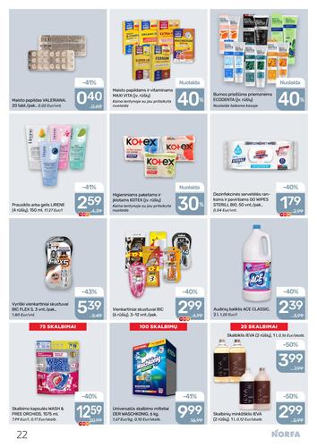 NORFA akcijų leidinys Nr. 6 nuo kovo 19 d.