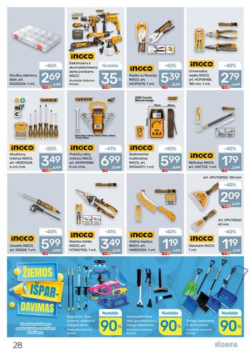 NORFA akcijų leidinys Nr. 6 nuo kovo 19 d.