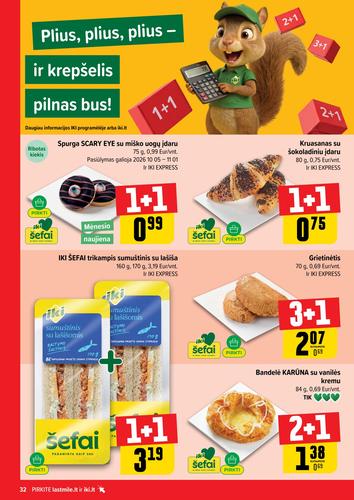 IKI akcijų leidinys Nr. 44 nuo spalio 26 d.