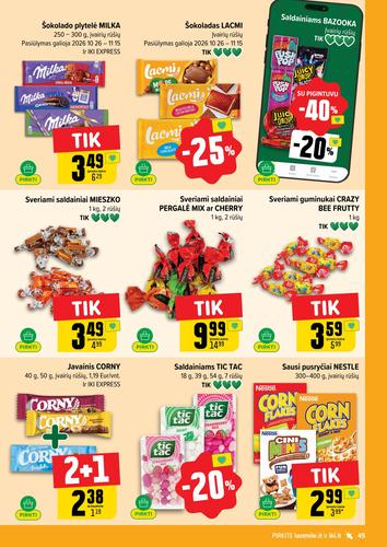 IKI akcijų leidinys Nr. 44 nuo spalio 26 d.