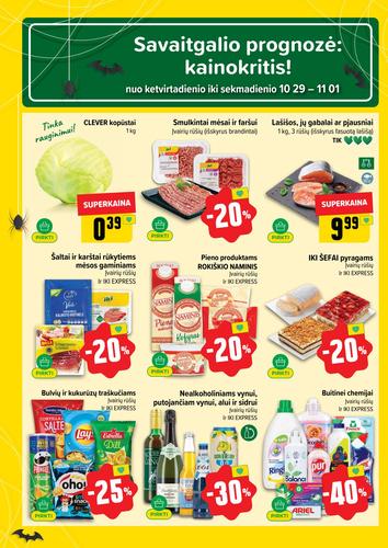 IKI akcijų leidinys Nr. 44 nuo spalio 26 d.