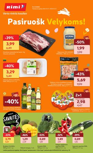 RIMI akcijų leidinys Nr. 12 nuo kovo 17 d.