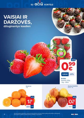 MAXIMA akcijų leidinys "AČIŪ akcijų  Nr. 16" nuo balandžio 14 d.