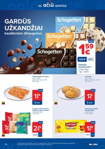MAXIMA akcijų leidinys "AČIŪ akcijų  Nr. 16" nuo balandžio 14 d.