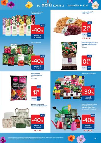 MAXIMA akcijų leidinys "AČIŪ akcijų  Nr. 16" nuo balandžio 14 d.