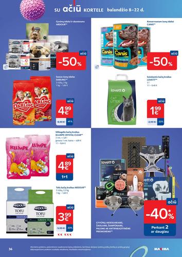 MAXIMA akcijų leidinys "AČIŪ akcijų  Nr. 16" nuo balandžio 14 d.