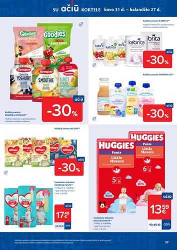 MAXIMA akcijų leidinys "AČIŪ akcijų  Nr. 16" nuo balandžio 14 d.