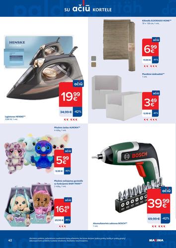 MAXIMA akcijų leidinys "AČIŪ akcijų  Nr. 16" nuo balandžio 14 d.