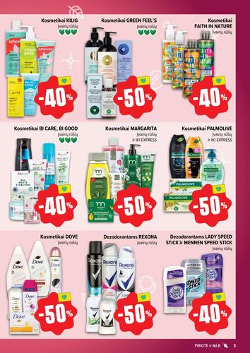 IKI akcijų leidinys "Grožio fiesta" nuo balandžio 6 d.