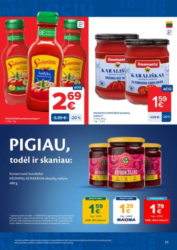 MAXIMA akcijų leidinys Nr. 31 nuo liepos 28 d.