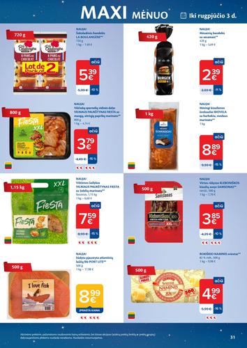 MAXIMA akcijų leidinys Nr. 31 nuo liepos 28 d.