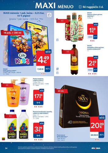 MAXIMA akcijų leidinys Nr. 31 nuo liepos 28 d.