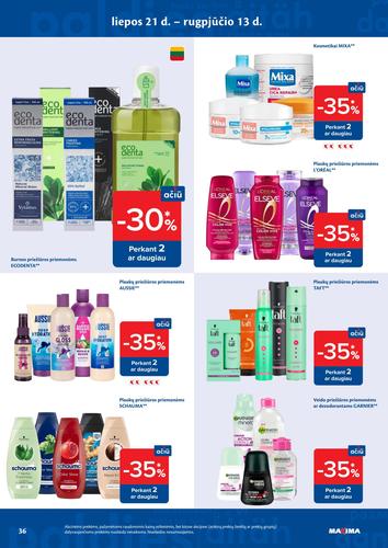 MAXIMA akcijų leidinys Nr. 31 nuo liepos 28 d.