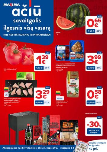 MAXIMA akcijų leidinys Nr. 31 nuo liepos 28 d.