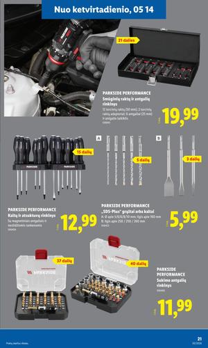 LIDL ne maisto prekių leidinys nuo gegužės 11 d.
