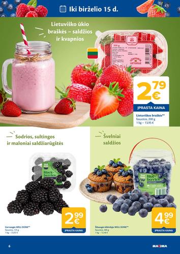 MAXIMA akcijų leidinys "AČIŪ savaitinis  Nr. 24" nuo birželio 9 d.