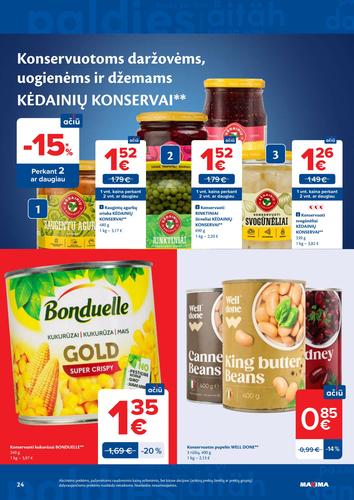 MAXIMA akcijų leidinys "AČIŪ savaitinis  Nr. 24" nuo birželio 9 d.