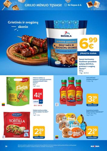 MAXIMA akcijų leidinys "AČIŪ savaitinis  Nr. 24" nuo birželio 9 d.