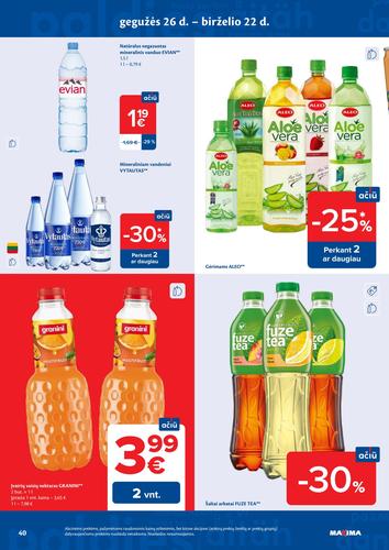 MAXIMA akcijų leidinys "AČIŪ savaitinis  Nr. 24" nuo birželio 9 d.