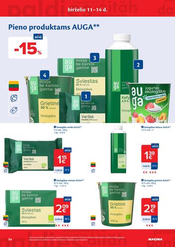 MAXIMA akcijų leidinys "AČIŪ savaitinis  Nr. 24" nuo birželio 9 d.