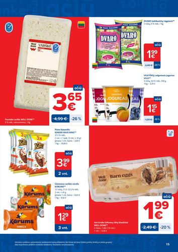 MAXIMA akcijų leidinys Nr. 38 nuo rugsėjo 15 d.
