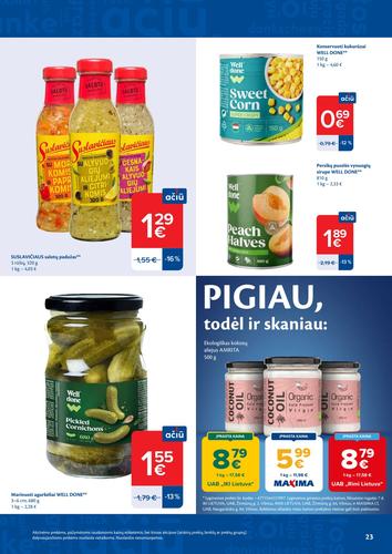 MAXIMA akcijų leidinys Nr. 38 nuo rugsėjo 15 d.