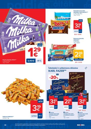 MAXIMA akcijų leidinys Nr. 38 nuo rugsėjo 15 d.