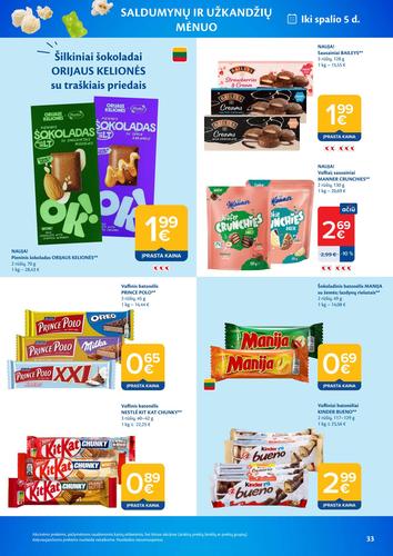 MAXIMA akcijų leidinys Nr. 38 nuo rugsėjo 15 d.