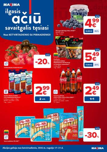 MAXIMA akcijų leidinys Nr. 38 nuo rugsėjo 15 d.