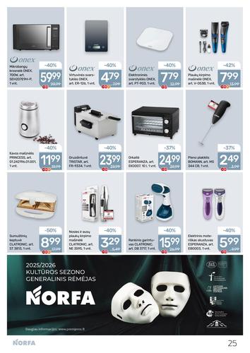 NORFA akcijų leidinys Nr. 25 nuo lapkričio 27 d.