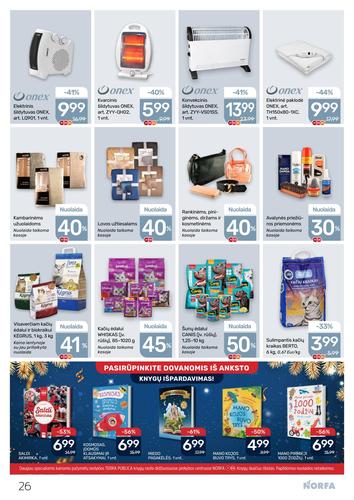 NORFA akcijų leidinys Nr. 25 nuo lapkričio 27 d.