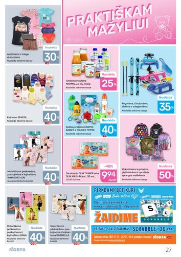 NORFA akcijų leidinys Nr. 25 nuo lapkričio 27 d.