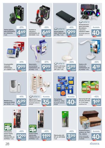 NORFA akcijų leidinys Nr. 25 nuo lapkričio 27 d.