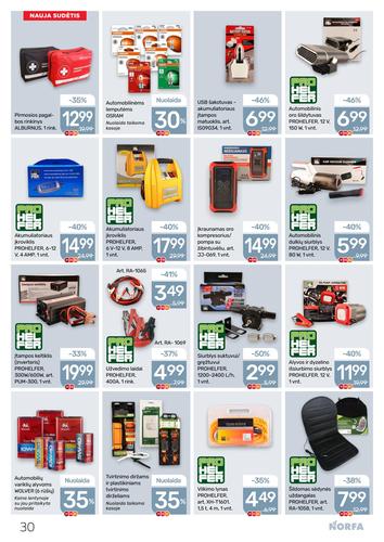 NORFA akcijų leidinys Nr. 25 nuo lapkričio 27 d.