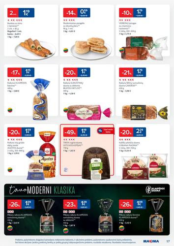 MAXIMA akcijų leidinys Nr. 3 nuo sausio 13 d.