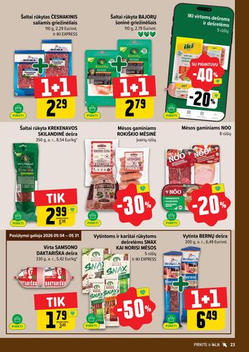 IKI akcijų leidinys Nr. 22 nuo gegužės 25 d.