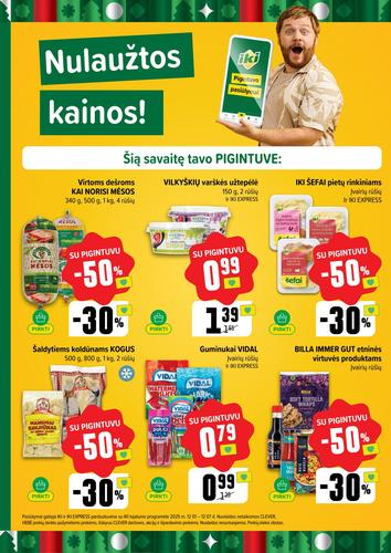 IKI akcijų leidinys Nr. 49 nuo gruodžio 1 d.