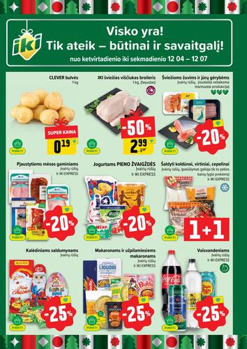 IKI akcijų leidinys Nr. 49 nuo gruodžio 1 d.