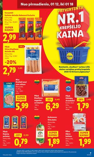 LIDL maisto akcijų leidinys nuo sausio 12 d.