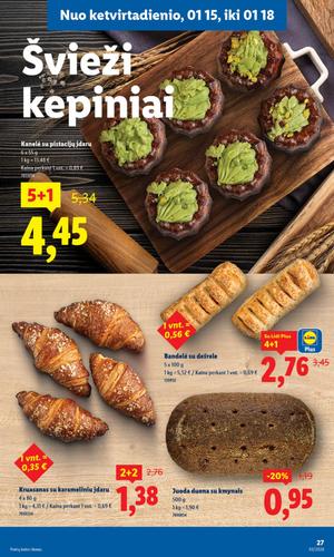 LIDL maisto akcijų leidinys nuo sausio 12 d.