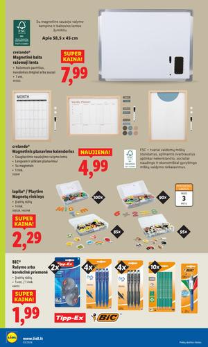 LIDL ne maisto prekių leidinys nuo sausio 12 d.