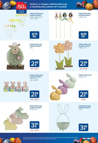 MAXIMA akcijų leidinys "VELYKŲ MĖNUO" nuo kovo 3 d.