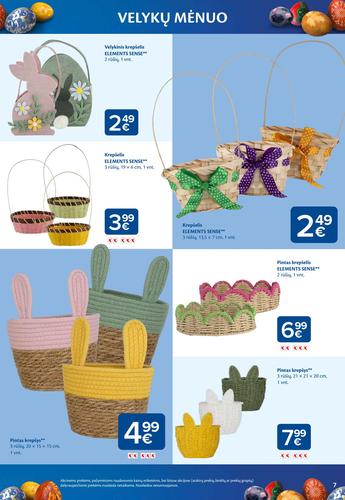 MAXIMA akcijų leidinys "VELYKŲ MĖNUO" nuo kovo 3 d.