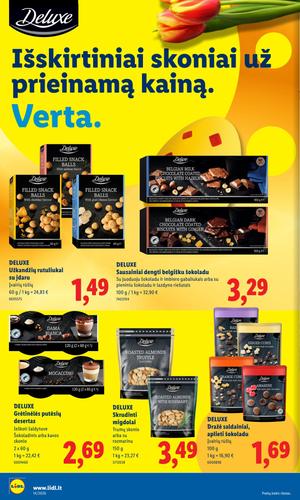 LIDL maisto akcijų leidinys nuo kovo 30 d.